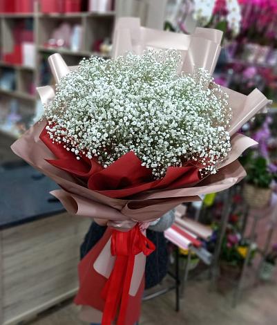 Букет цветов из: Гипсофила в Кабехабле