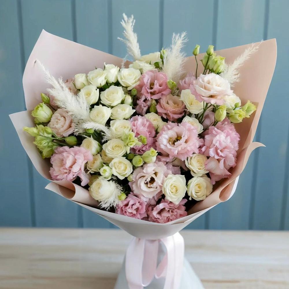 Букет цветов из: Альстромерии и Розы в Кабехабле