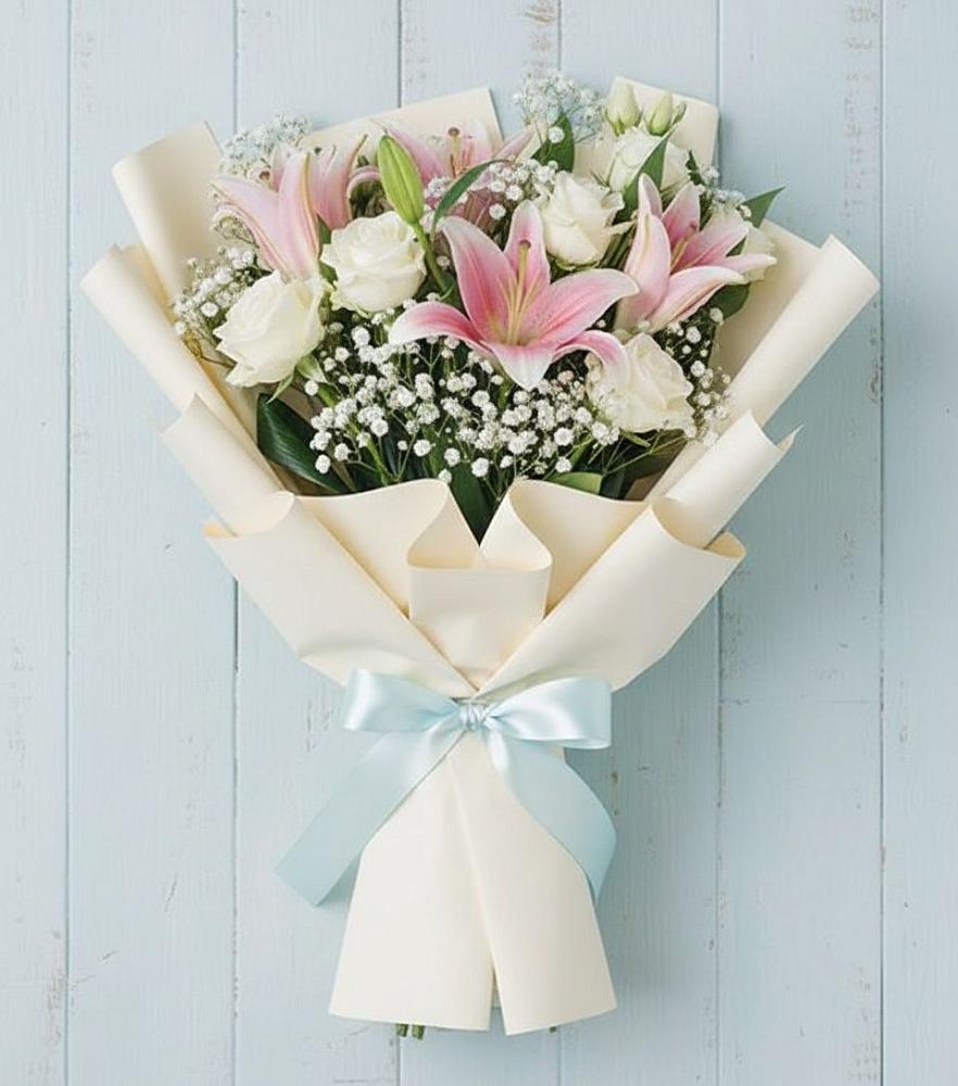 Букет цветов из: Лилии в Кабехабле