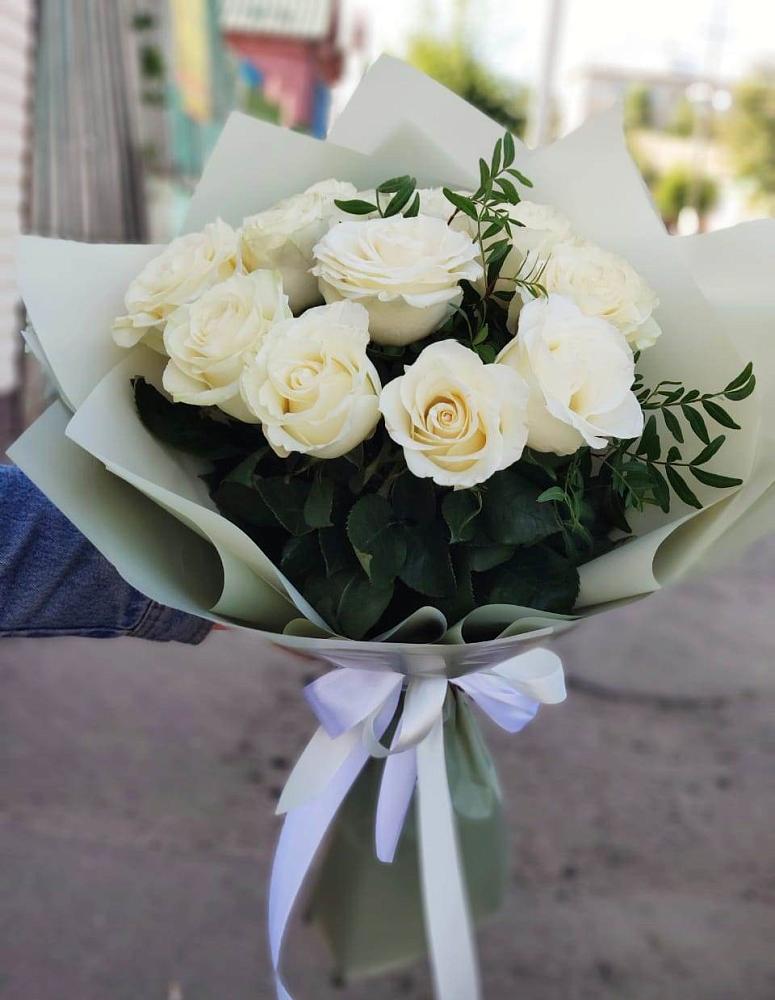 Букет Белые розы Проуд в Кабехабле