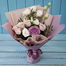 Букет цветов из:  Розы и Лизиантусы в Кабехабле