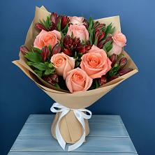 Букет цветов из:  Розы и Альстромерии в Кабехабле