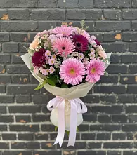 Букет цветов из:  Герберы и Хризантемы в Кабехабле