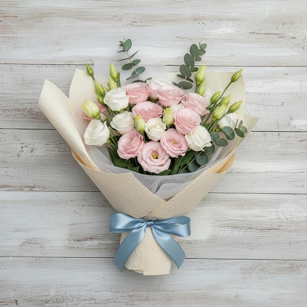 Букет цветов из: Лизиантусы в Кабехабле